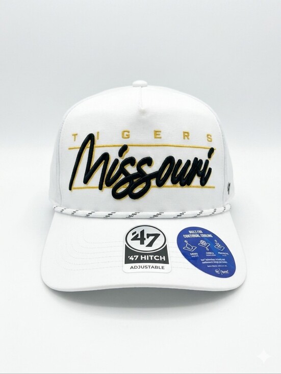 47 Other - Missouri Tigers '47 Condor Hitch brrr° Adjustable Hat - White